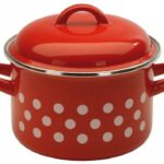 Metalac Červená bodka, Standard s pokrievkou 24 cm, 6,75 l