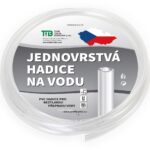 TUBI Hadica záhradná jednovrstvová 4 × 6 mm, priehľadná – dĺžka 500 m