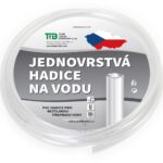 TUBI Hadica záhradná jednovrstvová 8 × 10 mm, priehľadná – dĺžka 200 m