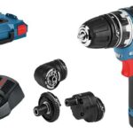 BOSCH Professional Vŕtačka AKU GSR 12V-15 FC, L-BOXX, 3 nadstavce 0.601.9F6.000 (2× 2 Ah)